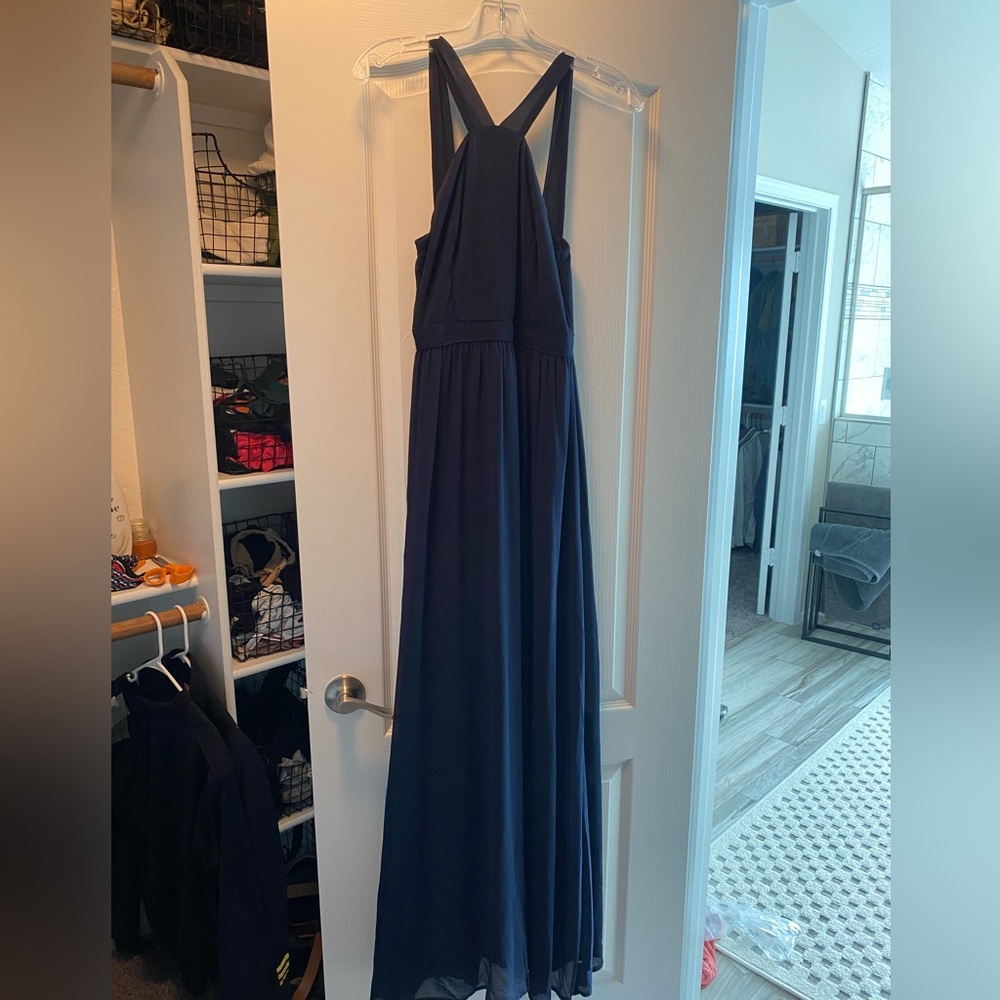 Lulus Navy Blue Dress Size Small